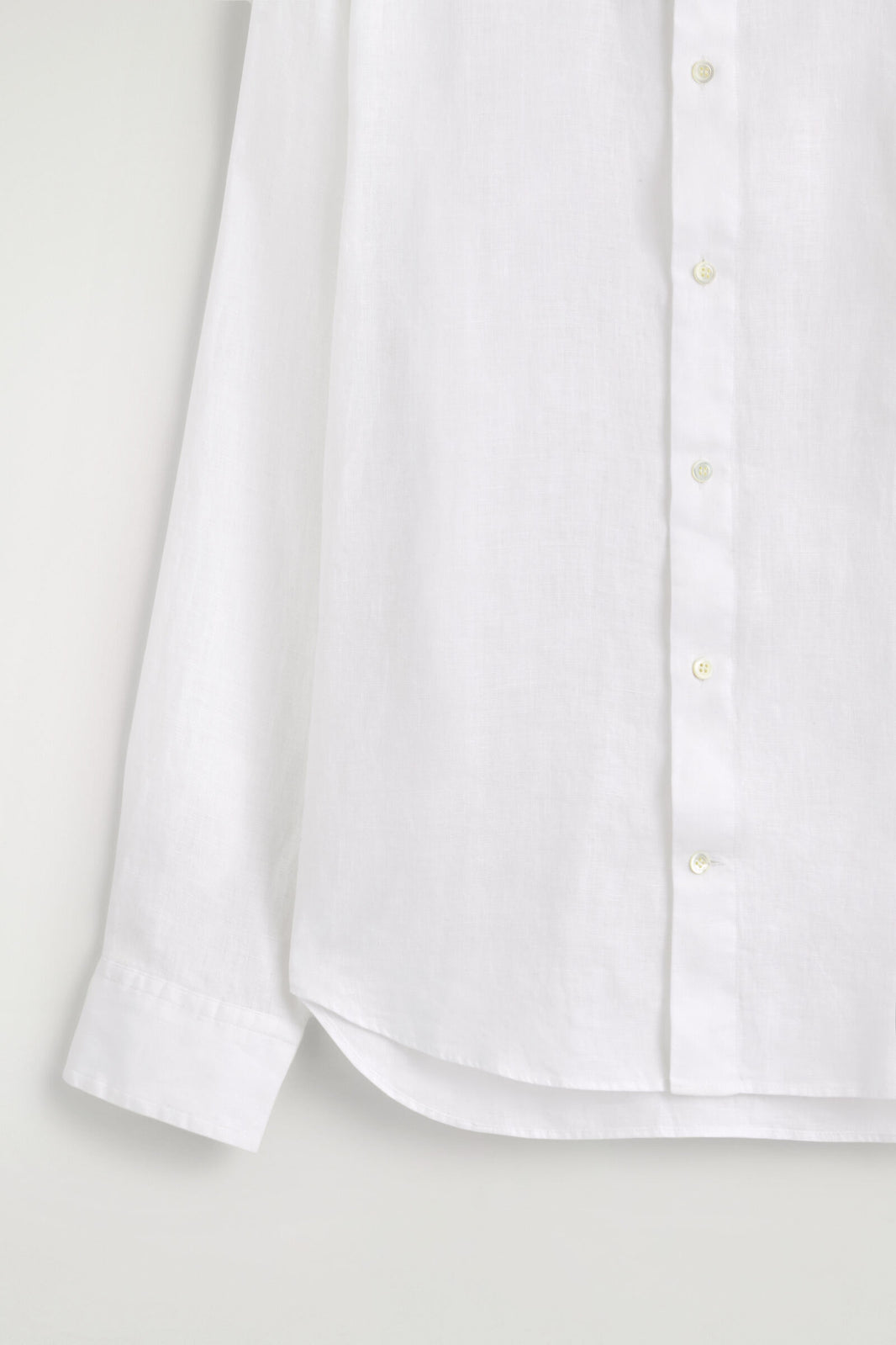 CAMISA DE LINO RELAJADA - BLANCO | DescriptiveDetail