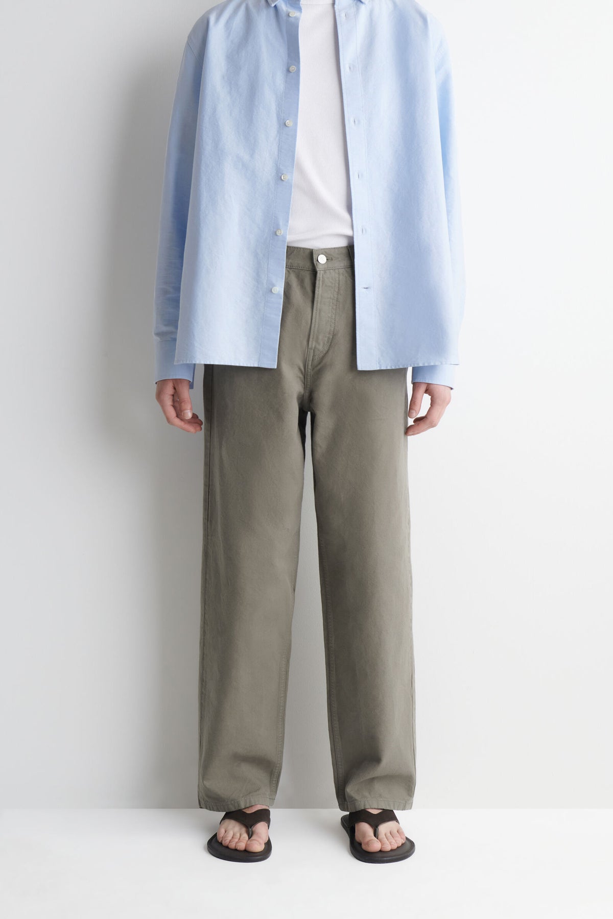 JEANS RIDER RELAXED-FIT DE PIERNA STRAIGHT - BEIGE