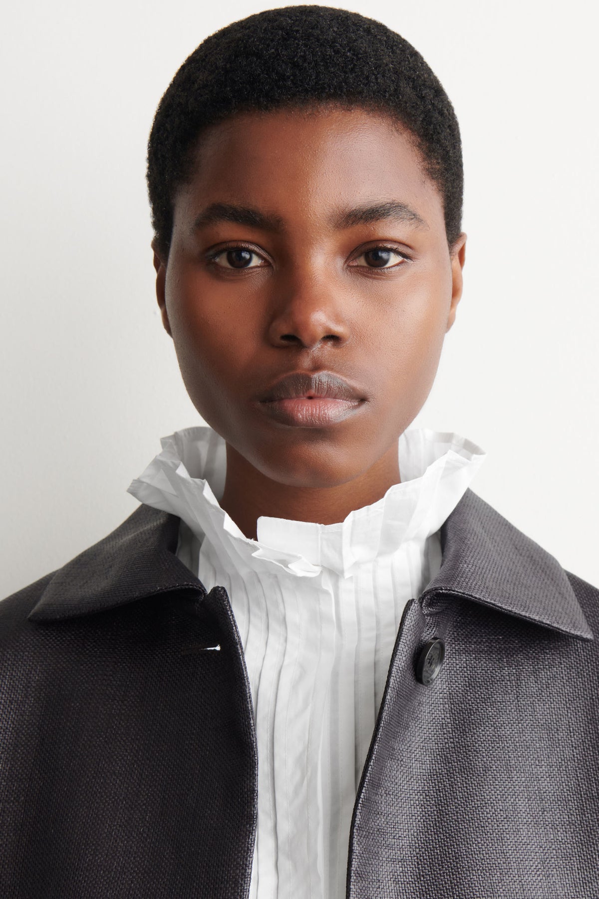 BLUSA DE ALGODÓN CON PLIEGUES - BLANCO - StillMedia/Lookbook