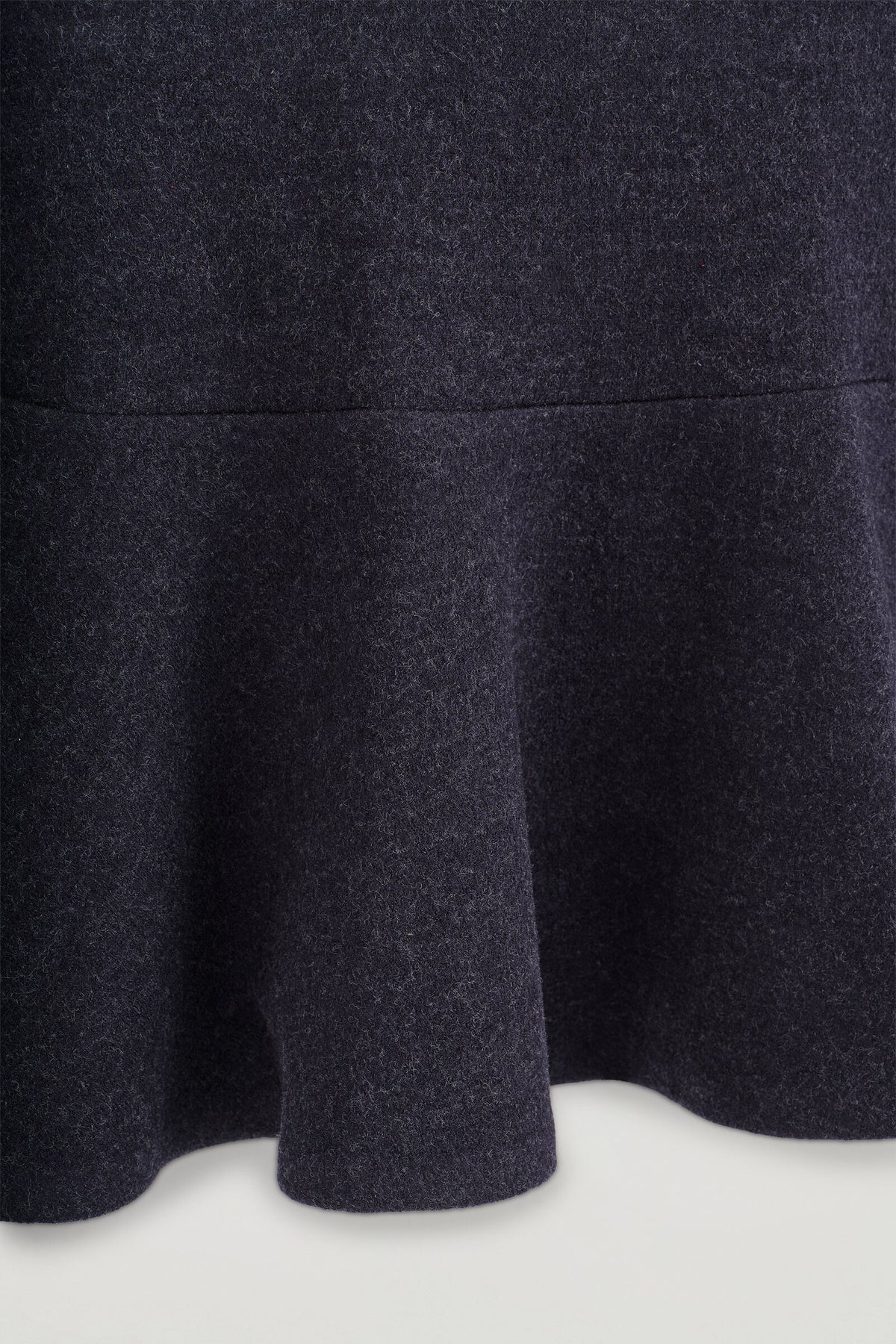 MINIFALDA DE MEZCLA DE LANA FIELTRADA - GRIS MEZCLA | DescriptiveDetail