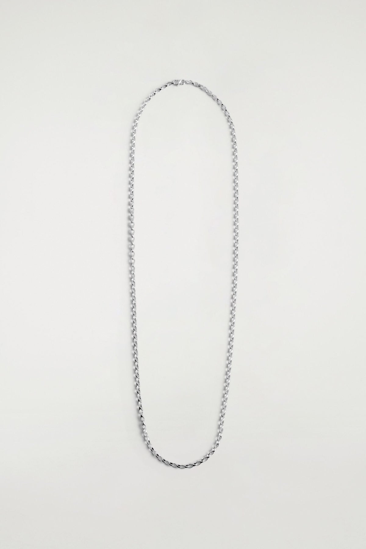 COLLAR DE CADENA LARGA CON ESMALTE EN FORMA DE LÁGRIMA - PLATA - StillMedia/DescriptiveStillLife