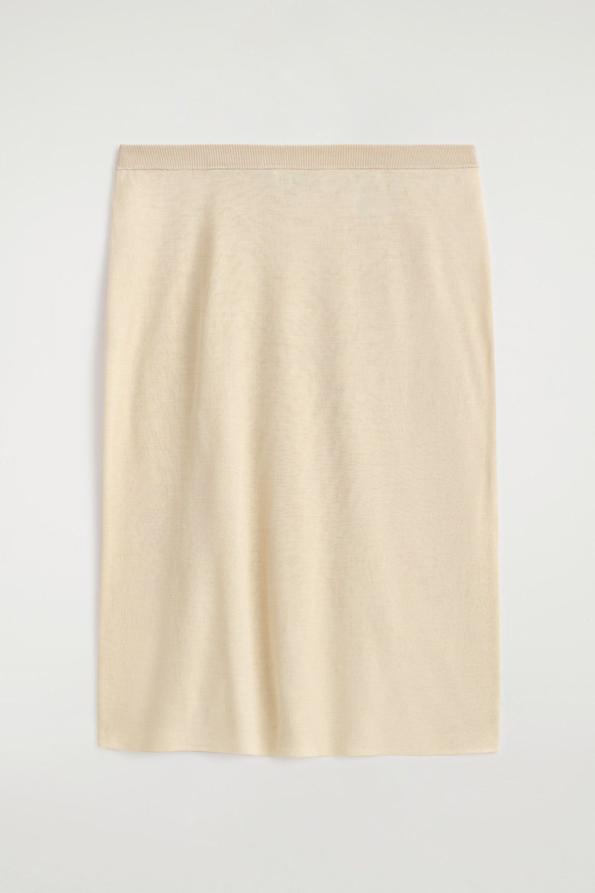 FALDA DE SEDA-CASHMERE TEJIDA TRANSPARENTE - MARFIL - StillMedia/DescriptiveStillLife