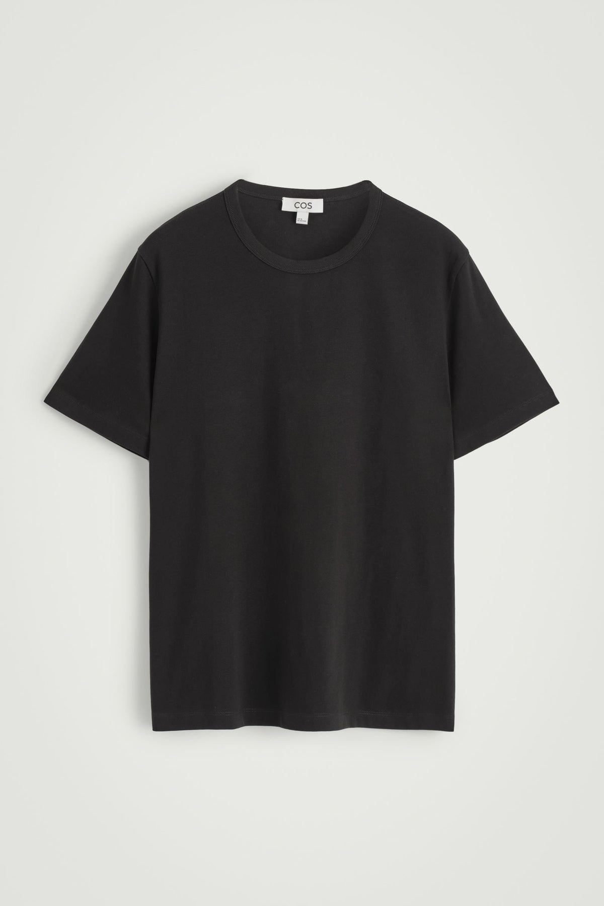 CAMISETA DE ALGODÓN PEINADO - NEGRO | DescriptiveStillLife