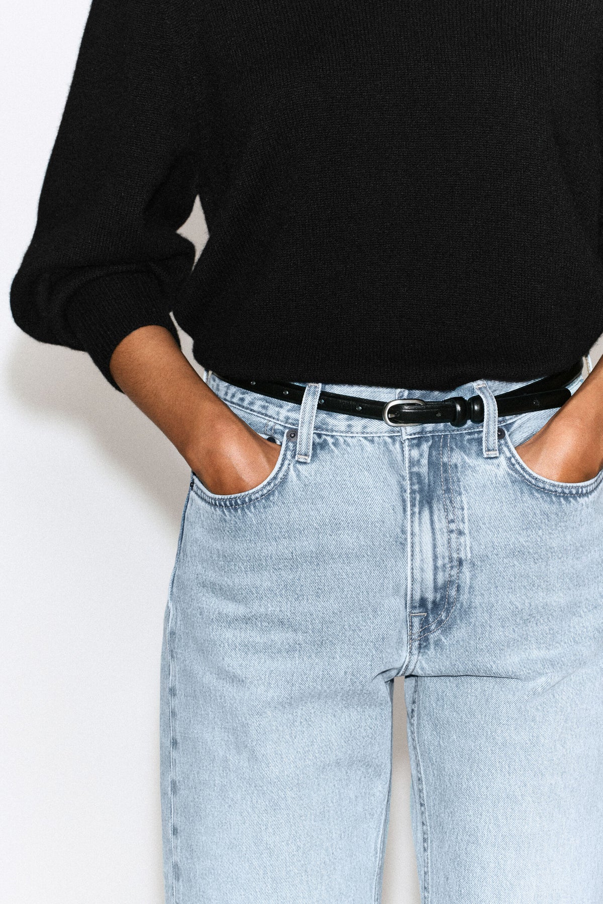 JEANS DE PIERNA RECTA CHORD - AZUL CLARO