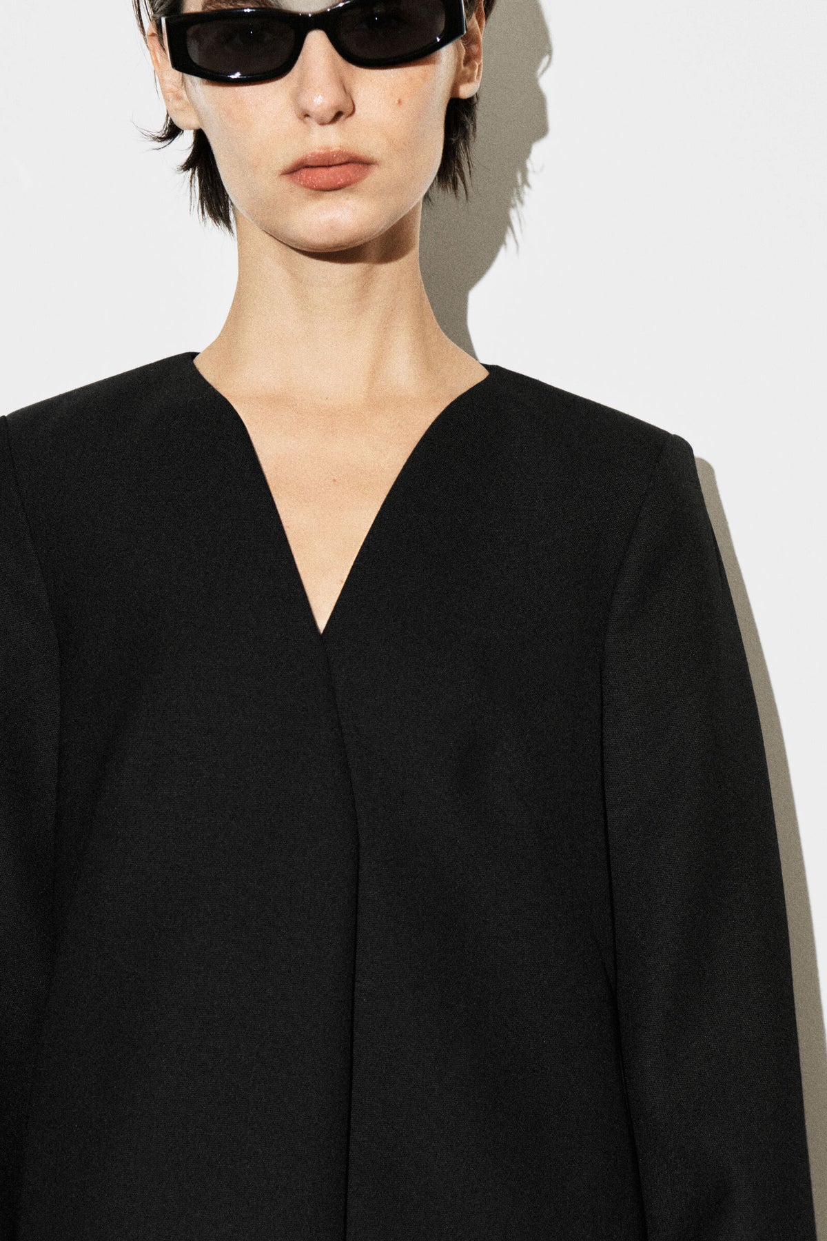 VESTIDO MINI DE MEZCLA DE LANA - NEGRO - StillMedia/Lookbook