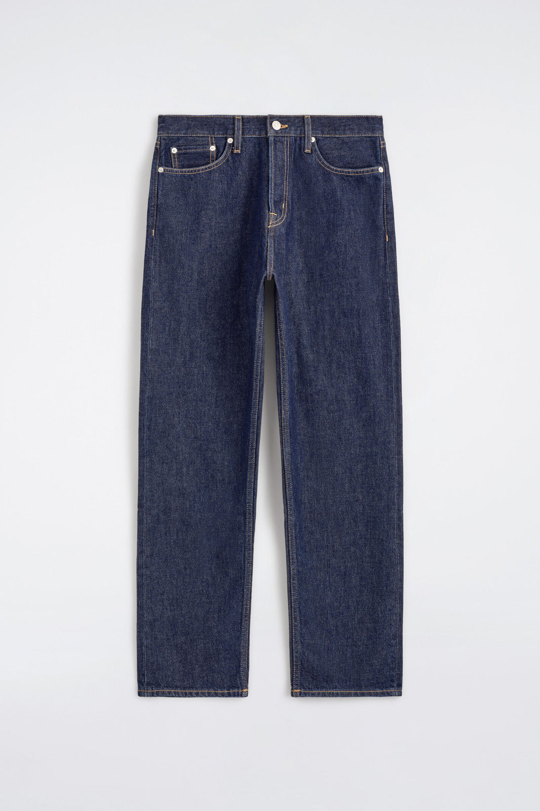 JEANS SIGNATURE DE CORTE REGULAR Y PIERNA RECTA - AZUL OSCURO | DescriptiveStillLife
