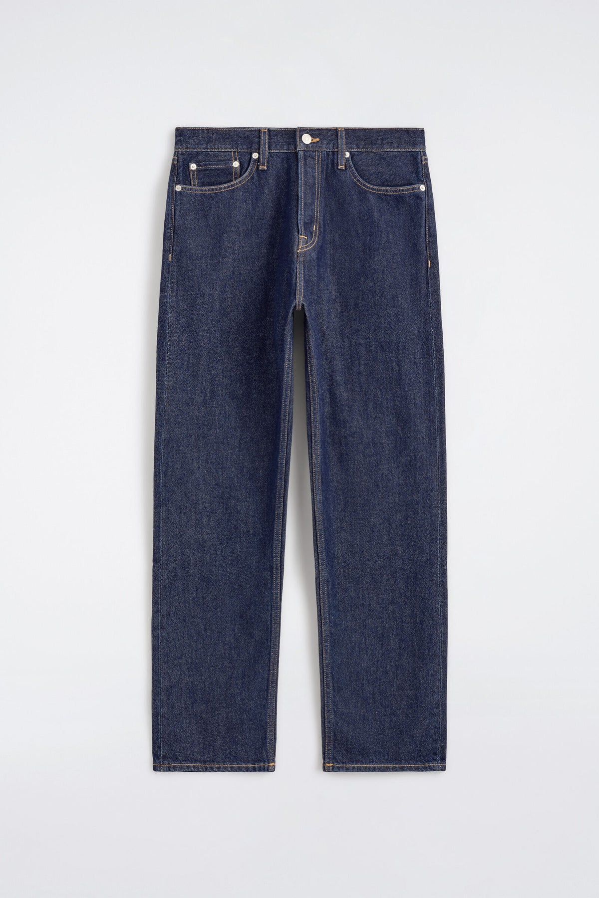 JEANS SIGNATURE DE CORTE REGULAR Y PIERNA RECTA - AZUL OSCURO | DescriptiveStillLife