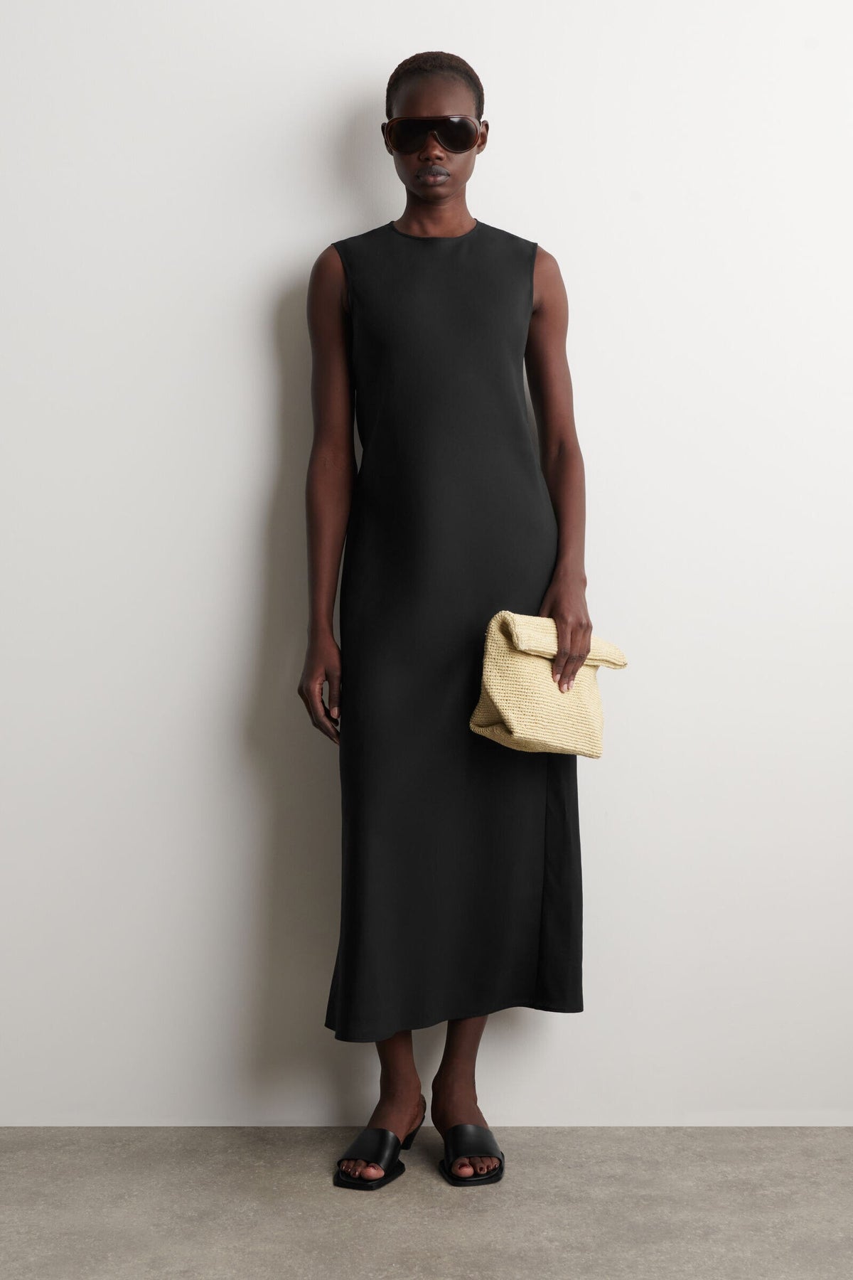 BOLSO DE MANO PLEGADO - PAJA - BEIGE - StillMedia/Lookbook