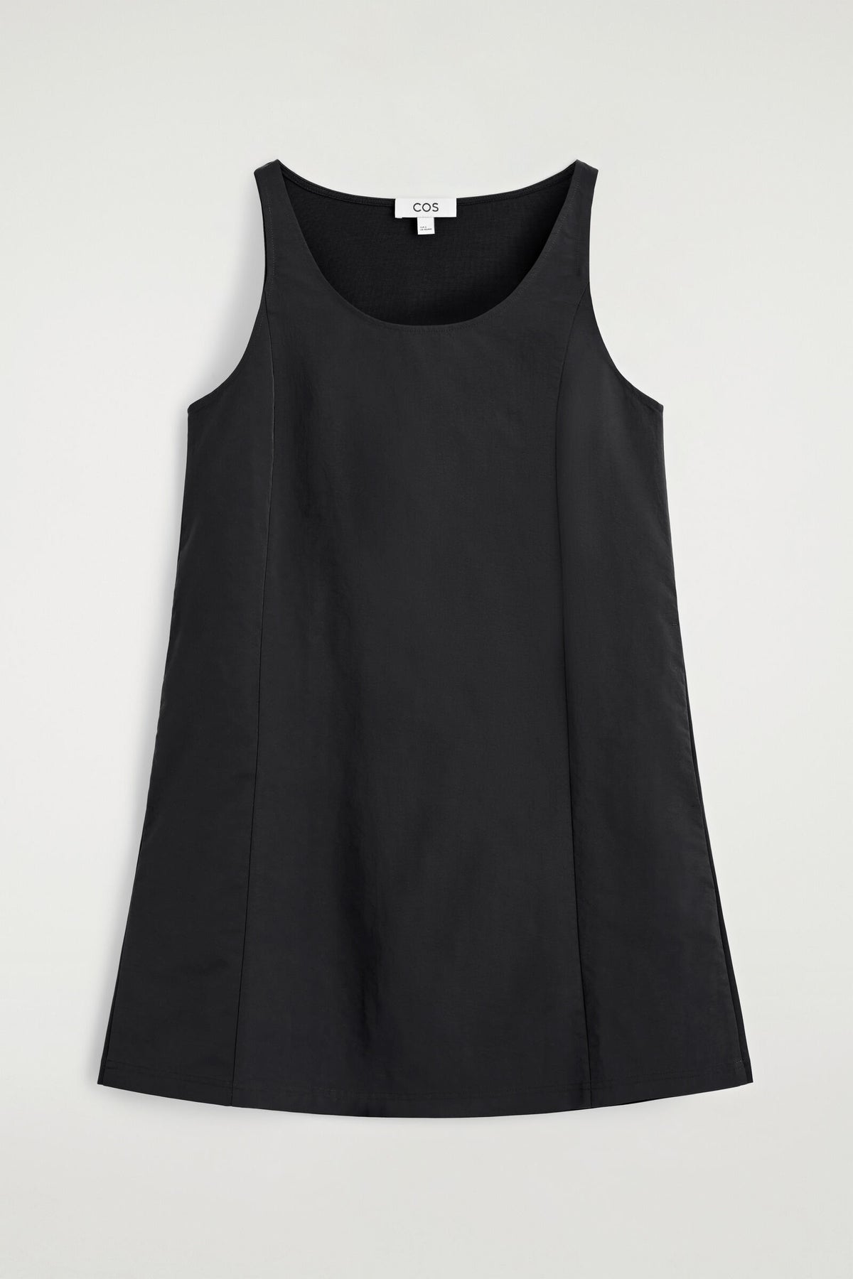 VESTIDO MINI DE NYLON CON PANELES DE JERSEY - NEGRO - StillMedia/DescriptiveStillLife