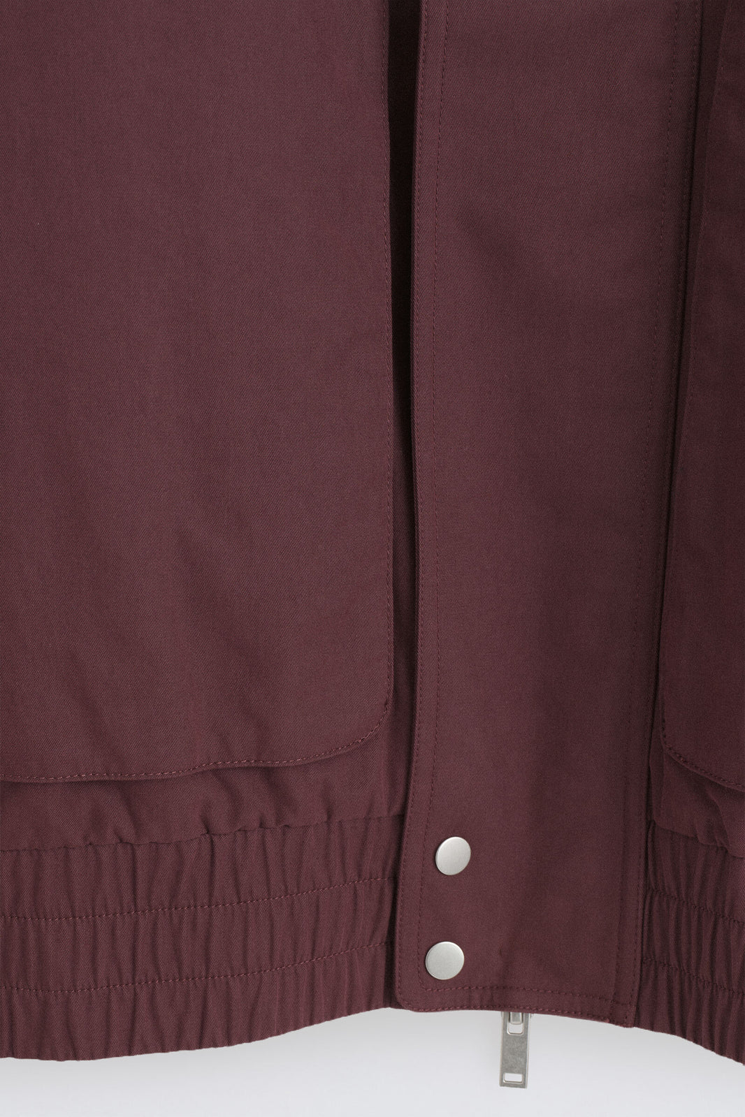 CHAQUETA BOMBER ACOLCHADA DE CUELLO ALTO - BURDEOS | DescriptiveDetail