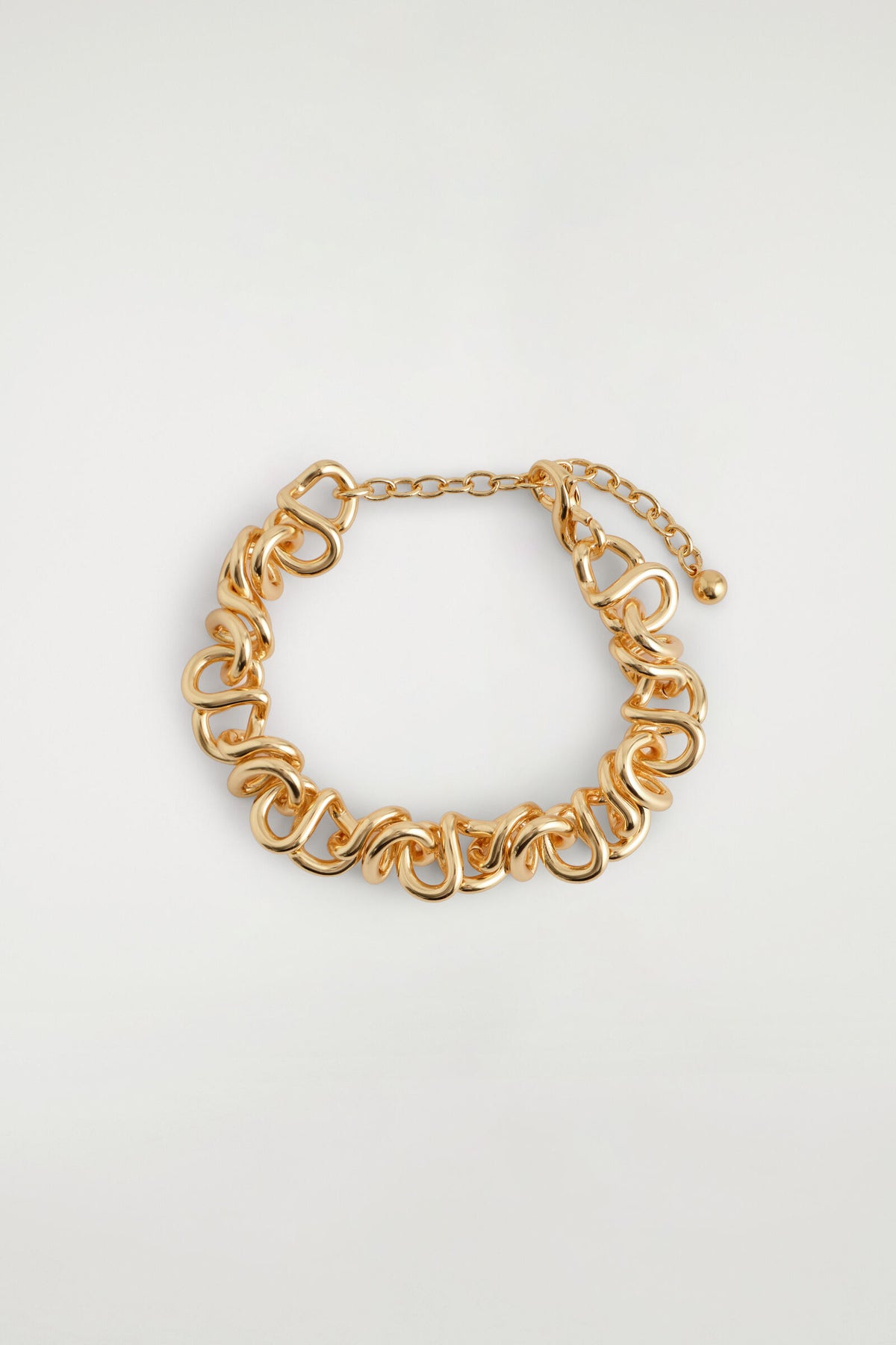 BRAZALETE DE CADENA ANUDADA - DORADO | 