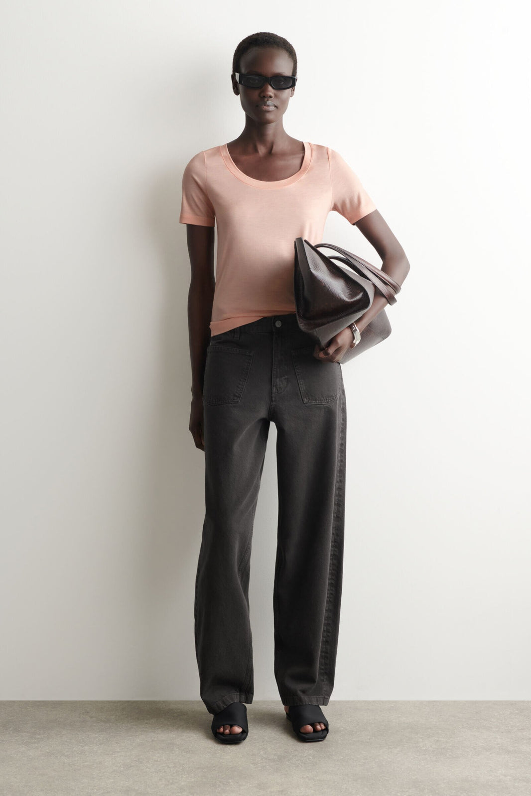 CAMISETA DE SEDA AJUSTADA - ROSA - StillMedia/Lookbook