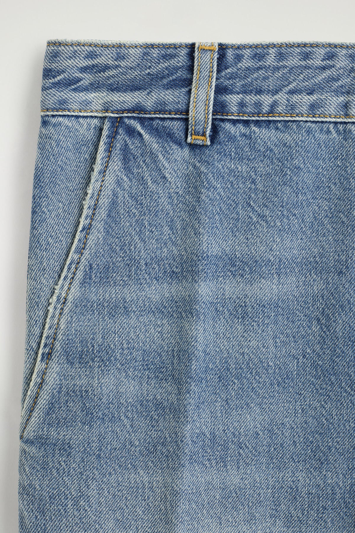 PANTALONES DE MEZCLILLA DE PIERNA RECTA - AZUL | DescriptiveDetail