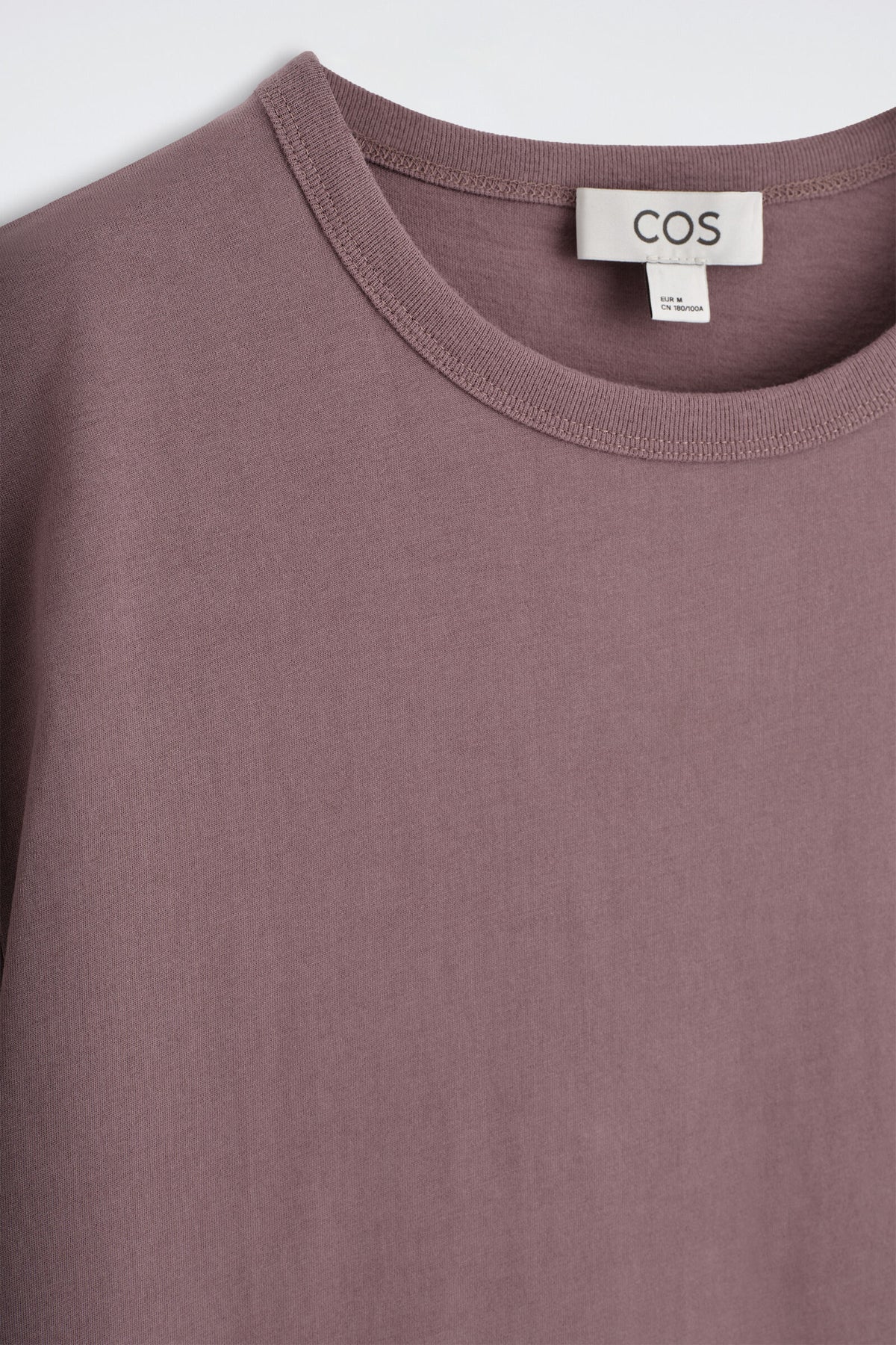 CAMISETA DE ALGODÓN PEINADO - ROJO ARCILLA | DescriptiveDetail