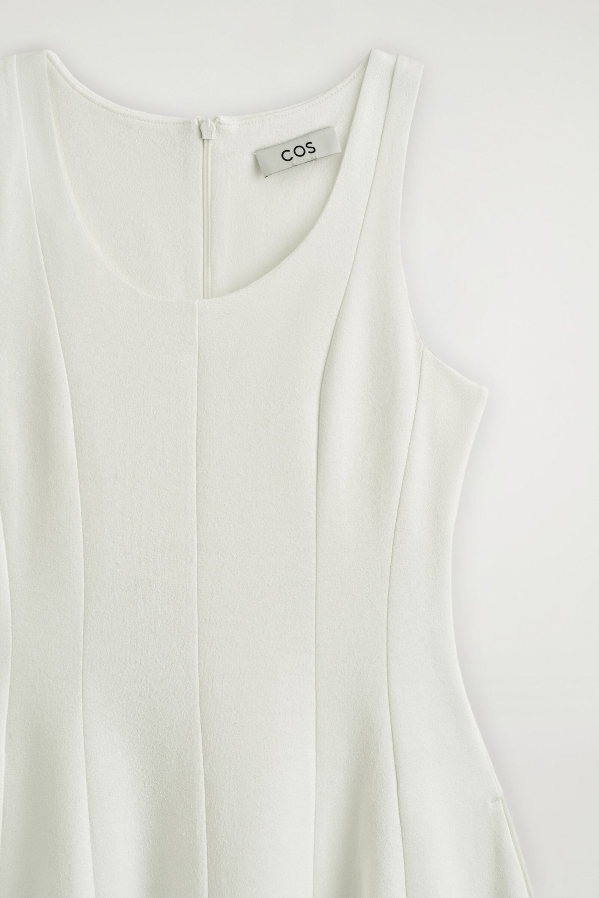 VESTIDO MIDI DE ALGODÓN ESCULPIDO - BLANCO - StillMedia/DescriptiveDetail