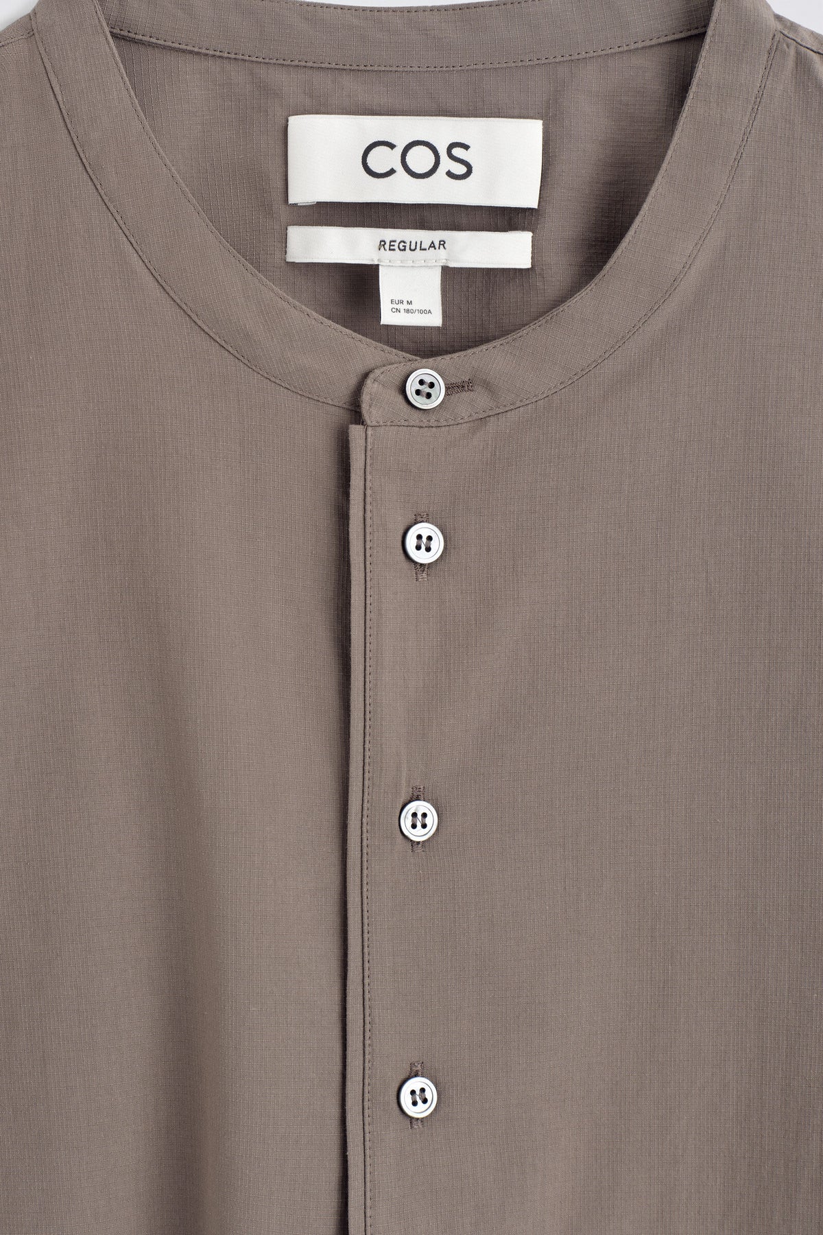 CAMISA DE ALGODÓN - MARRÓN | DescriptiveDetail