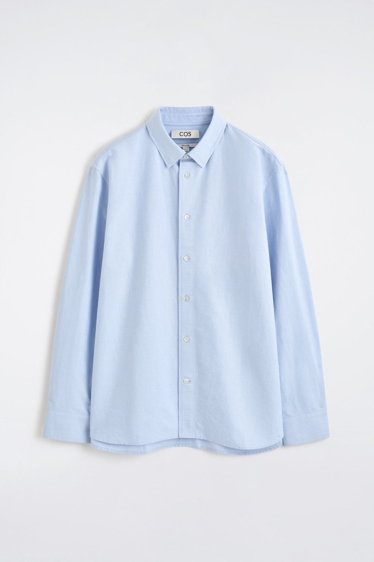 CAMISA DE ALGODÓN OXFORD - AZUL CLARO | DescriptiveStillLife