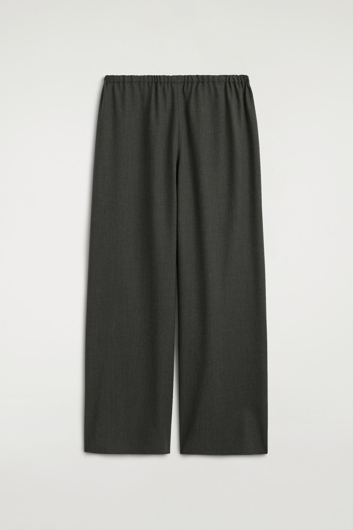 PANTALONES DE MEZCLA DE LANA - GRIS OSCURO | DescriptiveStillLife