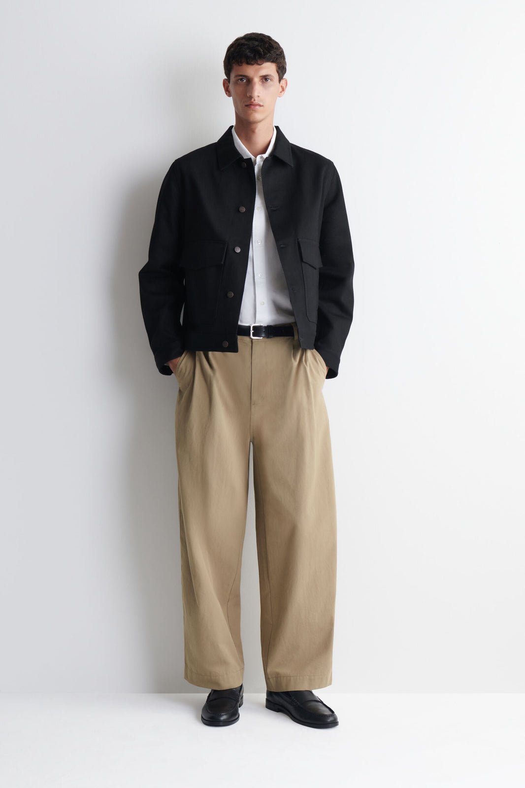 CHAQUETA DE MEZCLILLA RAW SELVEDGE - NEGRO