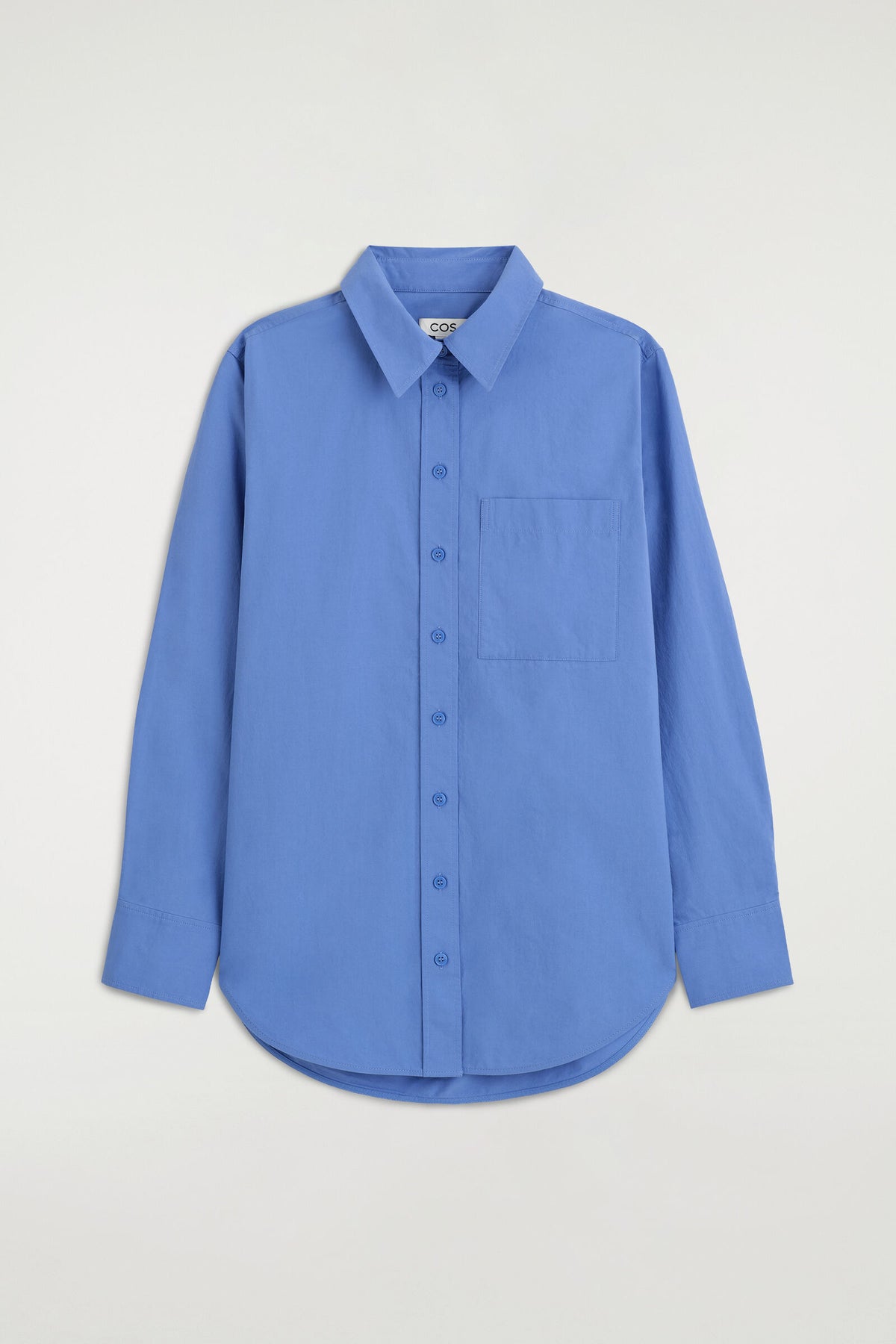 CAMISA DE ALGODÓN PIMA  - AZUL