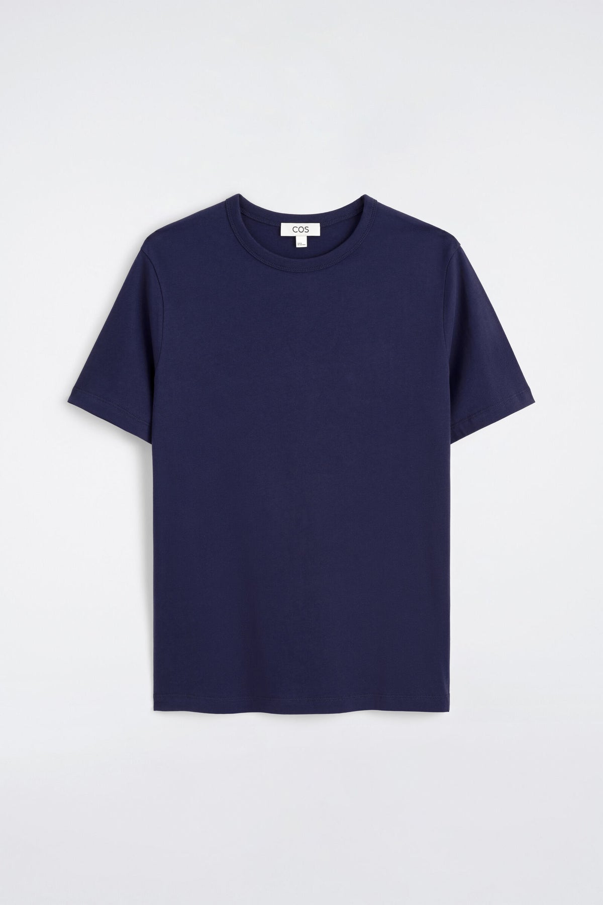 CAMISETA DE ALGODÓN PEINADO - AZUL OSCURO | DescriptiveStillLife