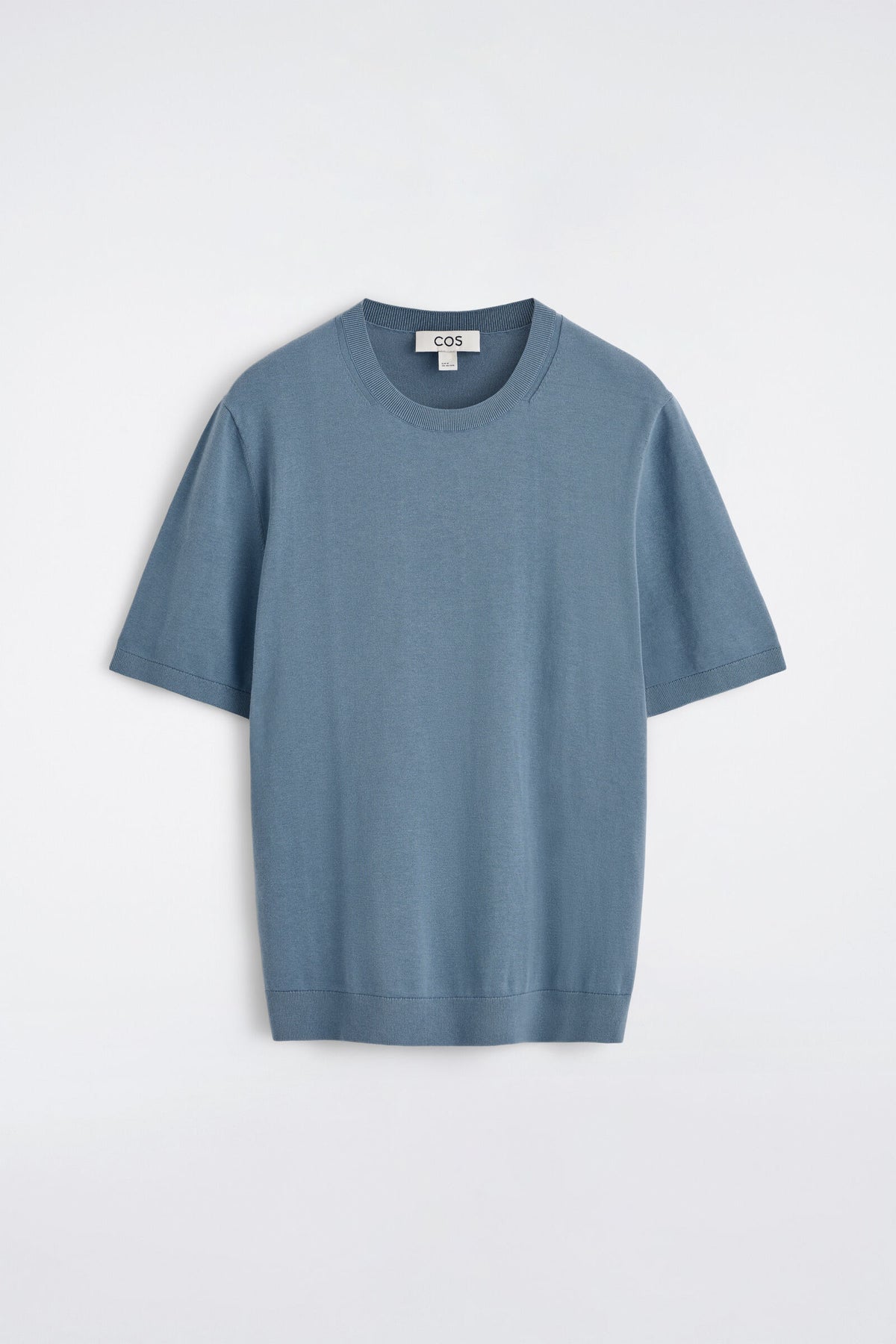 CAMISETA DE ALGODÓN TEJIDO - AZUL - StillMedia/DescriptiveStillLife