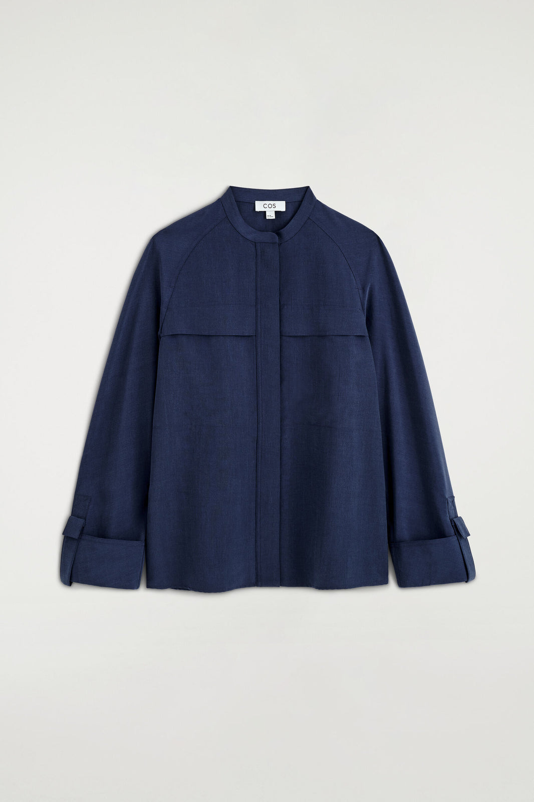CAMISA UTILITY FLUIDA - MARINO | DescriptiveStillLife