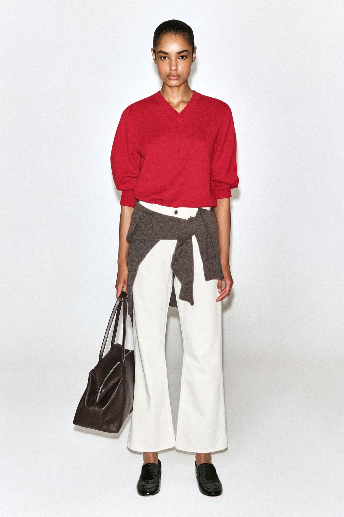 JEANS VALLEY CROP BOOTCUT - BLANCO