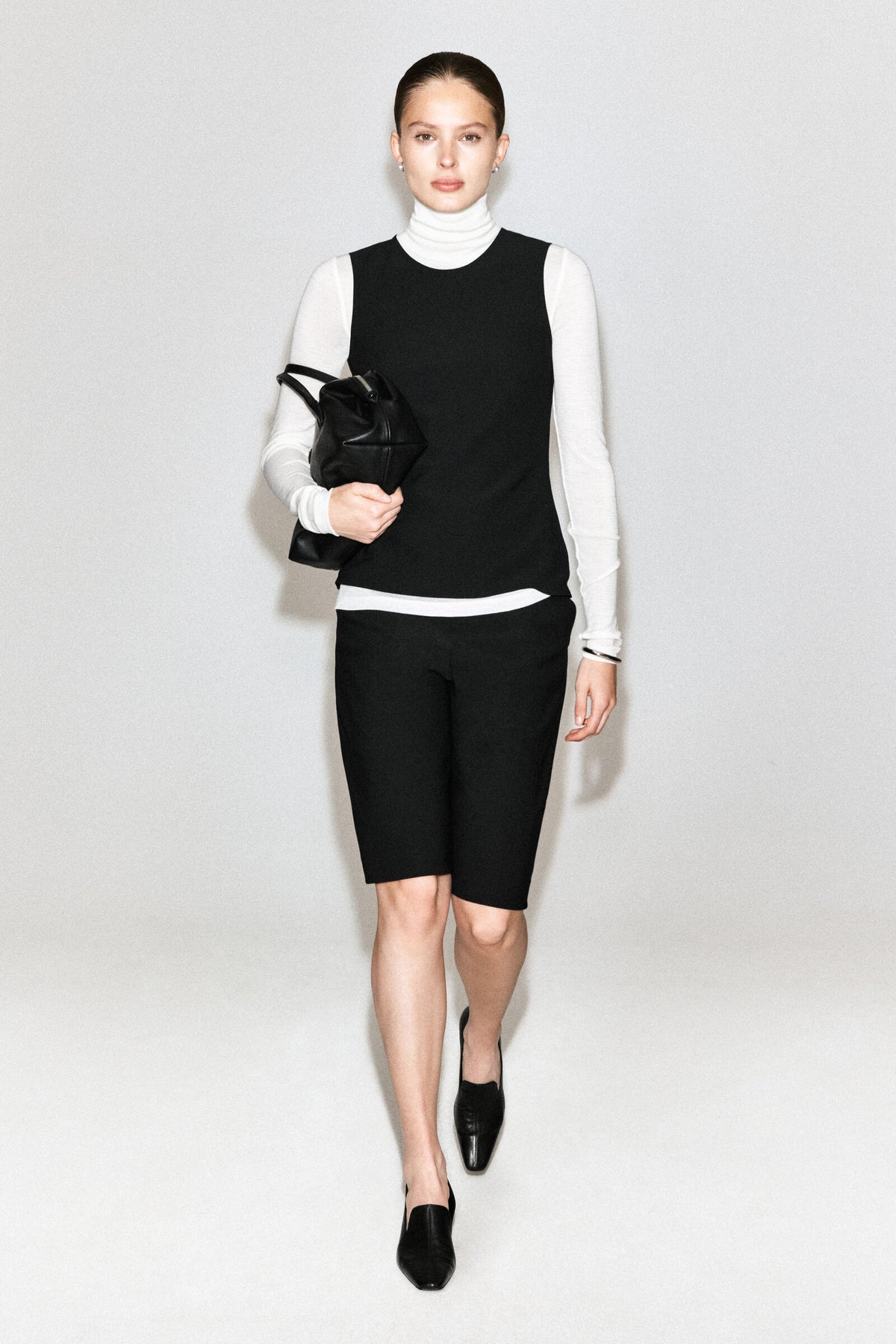 TOP DE CREPE - NEGRO